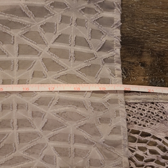 Buckle Red by BKE Boho Lace High Low Top Beige Nude Crochet Festival Large - Picture 14 of 16